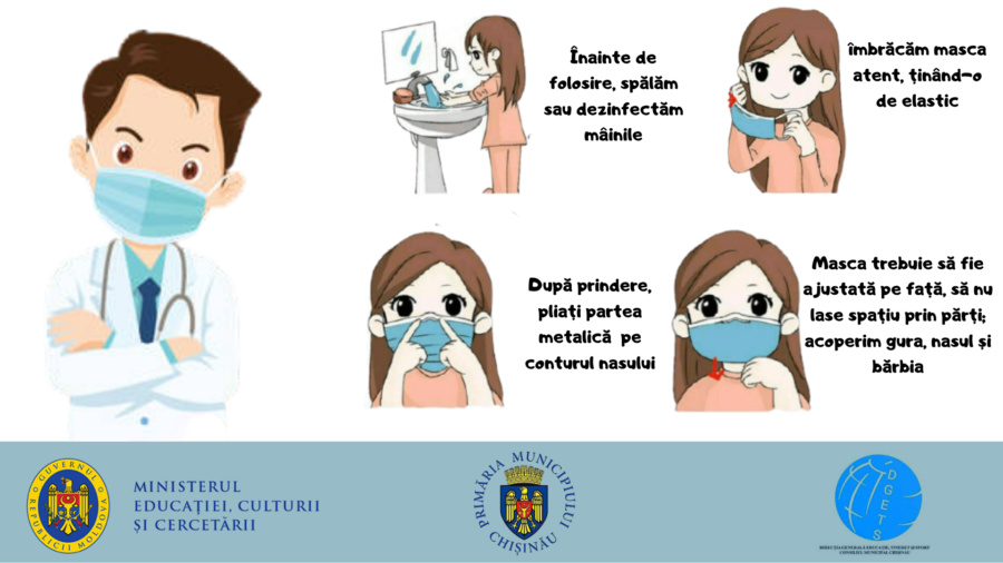 Cum folosim mastile conform recomandarilor OMS